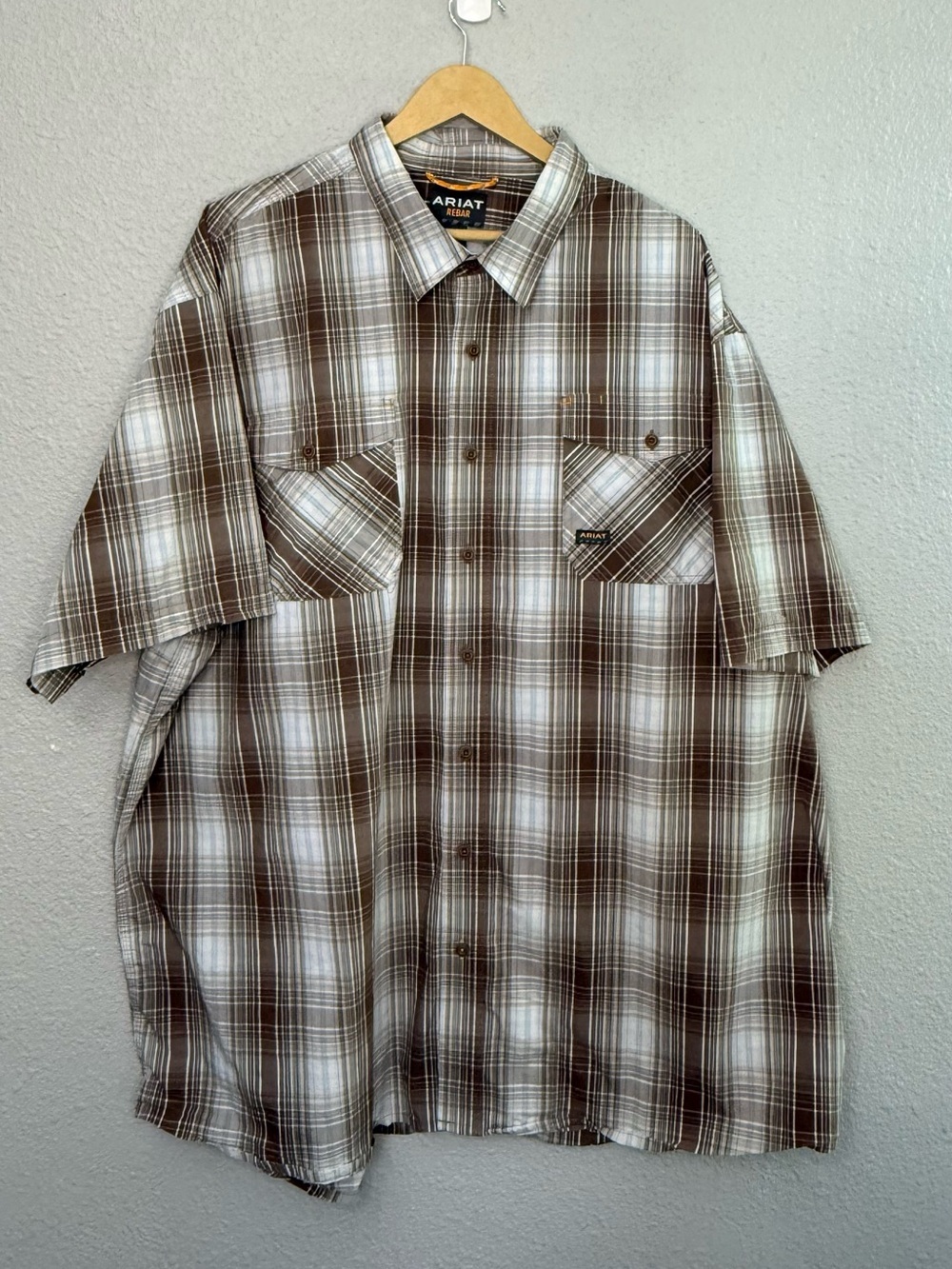 Ariat | Rebar Made Tough Dura Stretch Work Shirt | Size 3XL